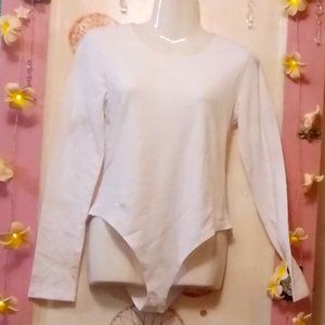 Mangopop (L) Round Neck Long Sleeve Bodysuit